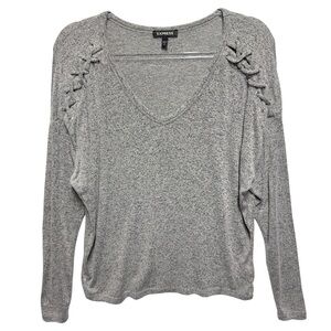 Express Rayon Thermal Knit Top Lightweight Sweater